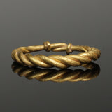 FABULOUS ANCIENT VIKING GOLD BRAIDED RING - CIRCA 9th/10th CENTURY (B103)