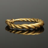 FABULOUS ANCIENT VIKING GOLD BRAIDED RING - CIRCA 9th/10th CENTURY (B103)