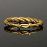 FABULOUS ANCIENT VIKING GOLD BRAIDED RING - CIRCA 9th/10th CENTURY (B103)