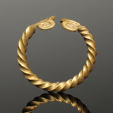FABULOUS ANCIENT VIKING GOLD TWISTED RING - CIRCA 9th/10th CENTURY (B204)