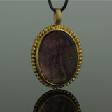ANCIENT ROMAN GOLD INTAGLIO PENDANT "NUDE FIGURES" CIRCA - 2nd/4th Century AD