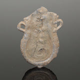 MEDIEVAL LEAD PILGRIM’S HOLY WATER AMPULLA Dating Circa 14th Century AD (039)
