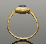 BEAUTIFUL MEDIEVAL GOLD & SAPPHIRE RING - CIRCA 14th-15th Century AD (02219)