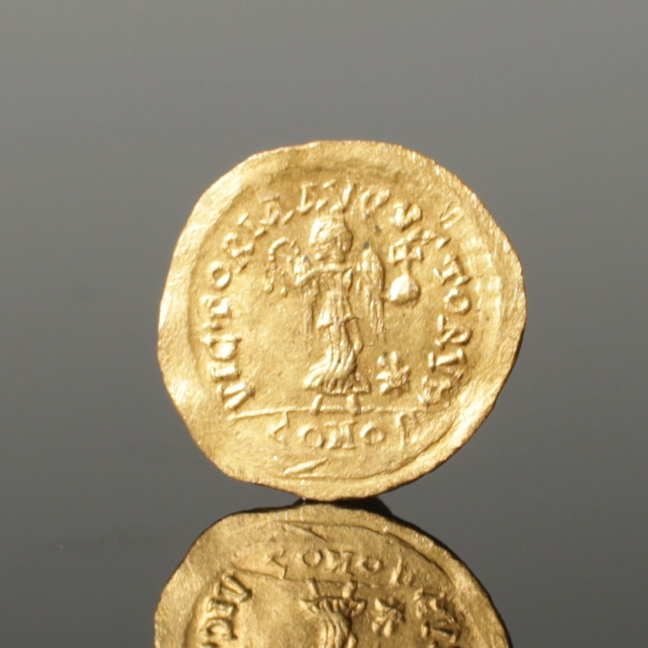 VERY NICE BYZANTINE GOLD TREMISSIS ANASTASIUS I , 491-518 AD, Constant ...