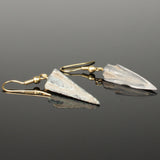 ANCIENT GREEK BRONZE ARROW HEAD EARRINGS - DATING CIRCA 5th Century BC