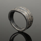 ANCIENT VIKING SILVER RING - CIRCA 9th/10th CENTURY (0721)