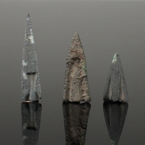 ANCIENT GREEK BRONZE ARROW HEADS - 5TH Century BC