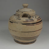WONDERFUL ANCIENT CORINTHIAN POTTERY LIDDED LEKANE JAR - CIRCA 6TH C BC
