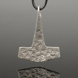 SUPERB ANCIENT VIKING SILVER MJOLNIR THORS HAMMER PENDANT - CIRCA 9th/10thC (PC)