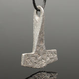 SUPERB ANCIENT VIKING SILVER MJOLNIR THORS HAMMER PENDANT - CIRCA 9th/10thC (PC)