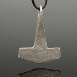SUPERB ANCIENT VIKING SILVER MJOLNIR THORS HAMMER PENDANT - CIRCA 9th/10thC (PC)
