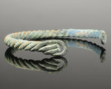WONDERFUL VIKING BRONZE BRACELET - CIRCA -10TH CENTURY AD (B2211)