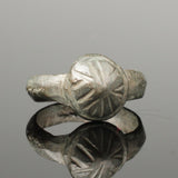 ANCIENT MEDIEVAL BRONZE RING - CIRCA 50BC (MR1)