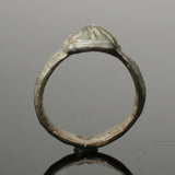 ANCIENT MEDIEVAL BRONZE RING - CIRCA 50BC (MR1)