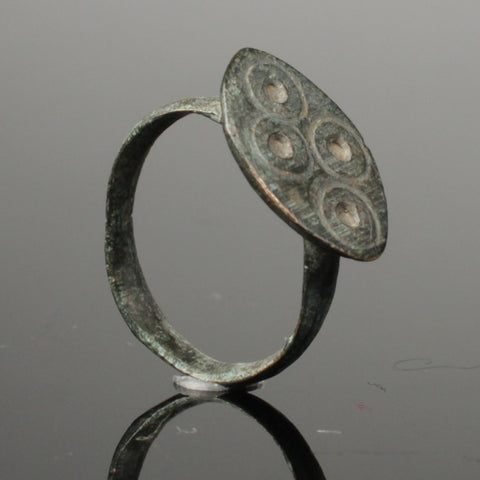 ANCIENT CELTIC BRONZE RING - CIRCA 50BC (CR1)