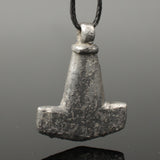 SUPERB ANCIENT VIKING SILVER MJOLNIR THORS HAMMER PENDANT - CIRCA 9th/10thC