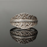 WONDERFUL ANCIENT VIKING SILVER RING - CIRCA 9th/10th CENTURY (0326)