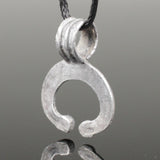 SUPERB ANCIENT ROMAN SILVER LUNA PENDANT - CIRCA 2nd Century AD (R1)