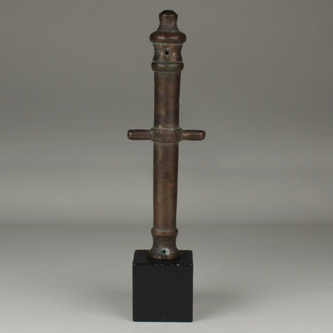 WONDERFUL POST MEDIEVAL, GEORGIAN PERIOD TOY BRONZE CANNON (C1)