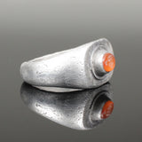 ANCIENT ROMAN SILVER INTAGLIO RING - 2nd Century AD (R201)