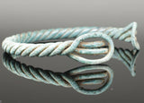 WONDERFUL VIKING BRONZE BRACELET - CIRCA -10TH CENTURY AD (B097)