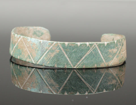 WONDERFUL VIKING BRONZE BRACELET - CIRCA -10TH CENTURY AD (B897)
