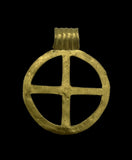 BEAUTIFUL ANCIENT VIKING GOLD CROSS PENDANT - CIRCA 9th/10thC (GP03)