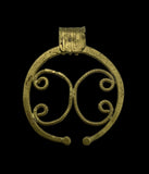 WONDERFUL ANCIENT ROMAN GOLD LUNULA PENDANT CIRCA - 2nd Century AD (LP01)