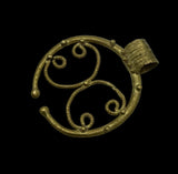 WONDERFUL ANCIENT ROMAN GOLD LUNULA PENDANT CIRCA - 2nd Century AD (LP01)