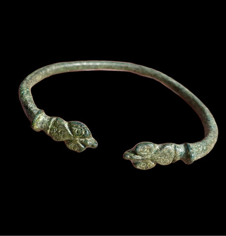 WONDERFUL ROMANO CELTIC BRONZE BRACELET - CIRCA - 1st Century AD (C022)