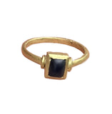 BEAUTIFUL MEDIEVAL GOLD & SAPPHIRE RING - CIRCA 14th-15thC AD (0334)