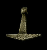 SUPERB ANCIENT VIKING SILVER MJOLNIR THORS HAMMER PENDANT - 9th/10thC