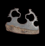 FABULOUS ANCIENT ROMAN BRONZE RAZOR WITH ZOOMORPHIC HANDLE - DATING 2nd CENTURY