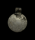 SUPERB ANCIENT VIKING SILVER & GOLD SUN PENDANT - 9th/10th Century
