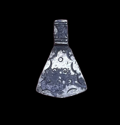 SUPERB ANCIENT VIKING SILVER AXE PENDANT - 9th/10th Century
