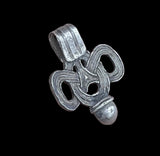 SUPERB ANCIENT VIKING SILVER KNOT PENDANT - 9th/10th Century