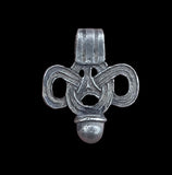 SUPERB ANCIENT VIKING SILVER KNOT PENDANT - 9th/10th Century