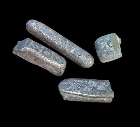 SUPERB COLLECTION OF ANCIENT VIKING HACK SILVER INGOTS - 9th/10thC (HSC)