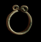 WONDERFUL ANCIENT VIKING SILVER SERPENT RING - CIRCA 9th/10th CENTURY (6885)