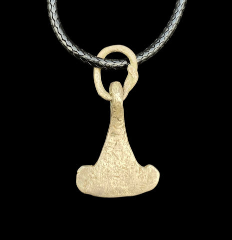 ANCIENT VIKING SILVER MJOLNIR THORS HAMMER PENDANT - CIRCA 9th/10thC (S12)