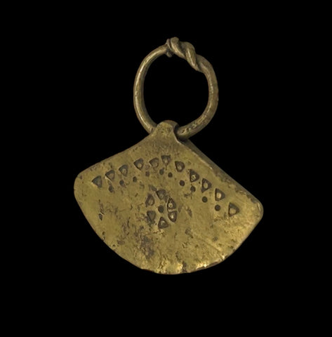 STUNNING ANCIENT VIKING GOLD AXE PENDANT - DATING CIRCA 10TH C