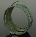FABULOUS ANCIENT BRONZE AGE SPIRAL ARMLET 9TH-7TH CENTURY BC (809)