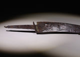 MEDIEVAL IRON DAGGER WITH CHAPE - 9th/12th Century AD (089)