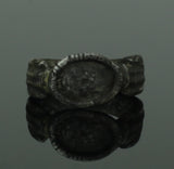 SUPERB ANCIENT ROMAN SILVER RING "CARACALLA" - 2nd/3rd Century AD