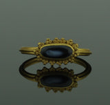 BEAUTIFUL ANCIENT ROMAN GOLD & AGATE RING - 2nd Century AD (076)