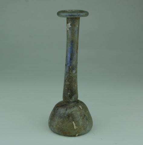 ANCIENT ROMAN GLASS UNGUENTARIUM - CIRCA 1ST-3RD CENTURY AD 010