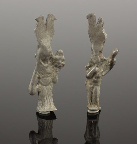 EXTREMELY RARE ROMAN SILVER EARRINGS 1ST/2ND AD